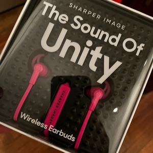 Headphones from Sharper Image – Bright Pink (home/x)